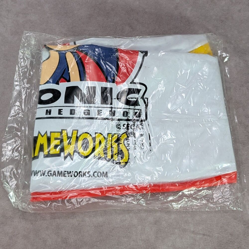 Vintage Sega GameWorks Sonic The Hedgehog Inflatable Beach Ball Promo Sealed